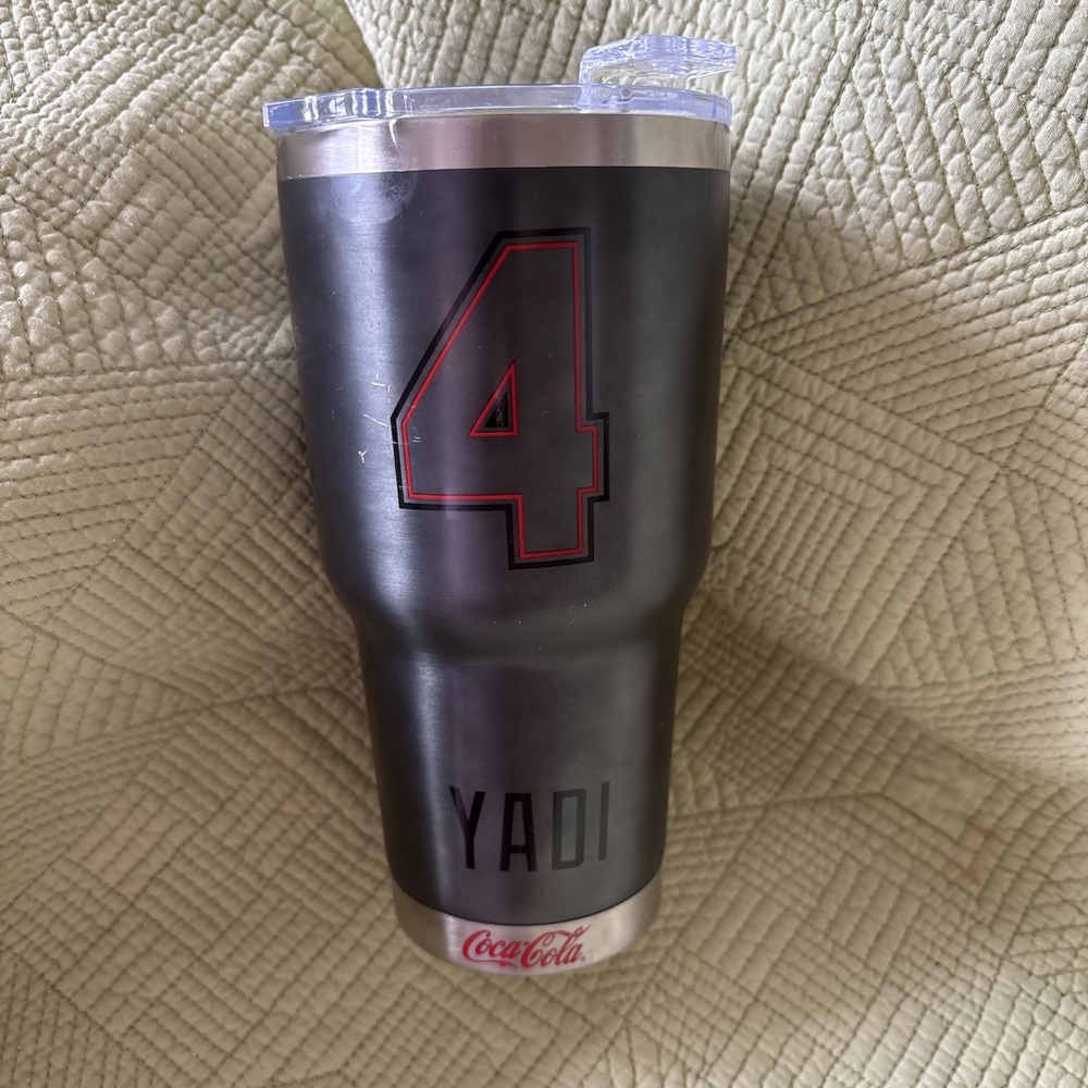 Yadier Molina Yadi #4 St Louis Cardinals 30 oz Tumbler QT Coca Cola SGA